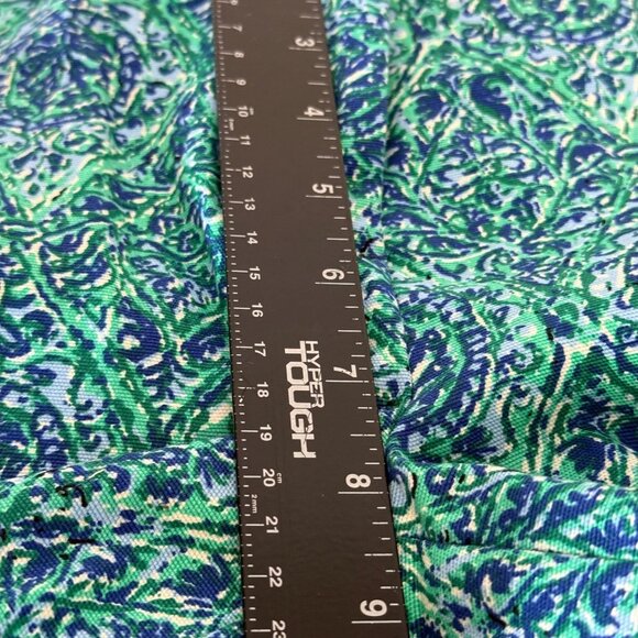 Talbots Tropical Ikat Medallion Shorts Size Petite 0P Resort Wear Preppy Casual - Picture 11 of 12